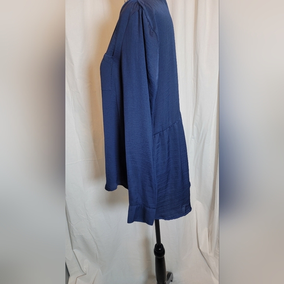 A.P.C. Deep Blue Women's Blouse - Picture 7 of 9